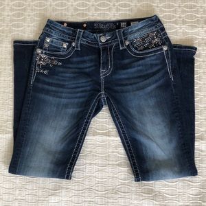 Miss Me Bootcut Jeans-Hemmed